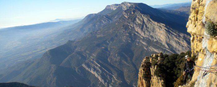 Travessa del tercer llarg amb la Paret de la Font Freda al fons... Tot un luxe de paisatge